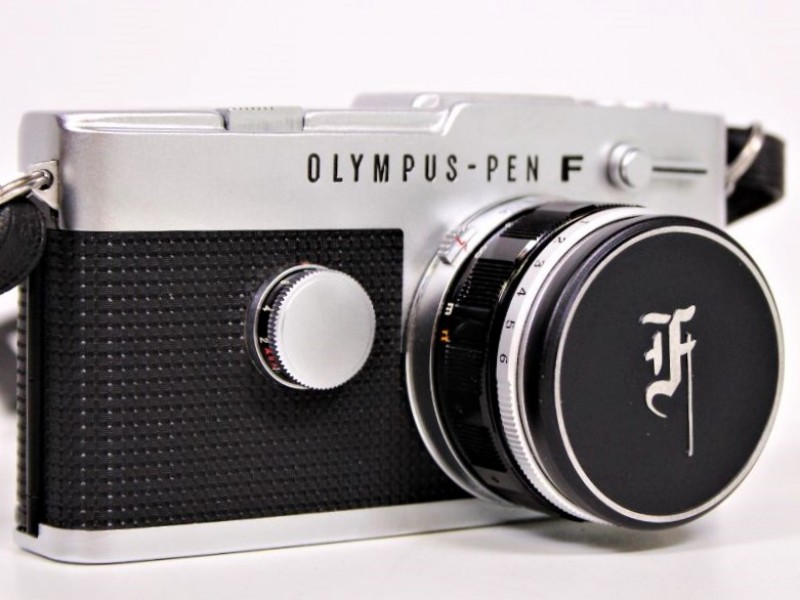 Olympus Pen F half-frame 35mm camera 1963